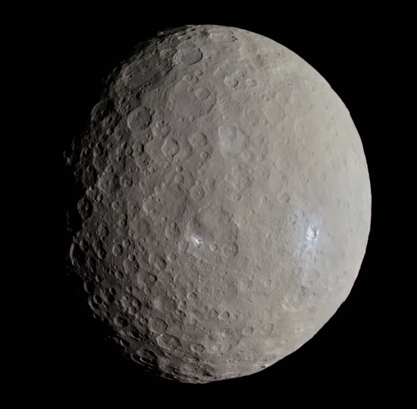 Dwarf planet Ceres imaged by the Dawn spacecraft