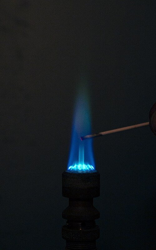 Barium flame test (yellow-green)