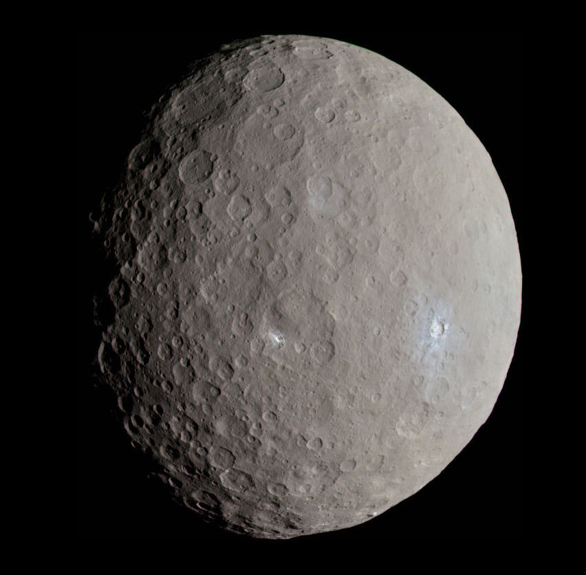 Dwarf planet Ceres imaged by the Dawn spacecraft