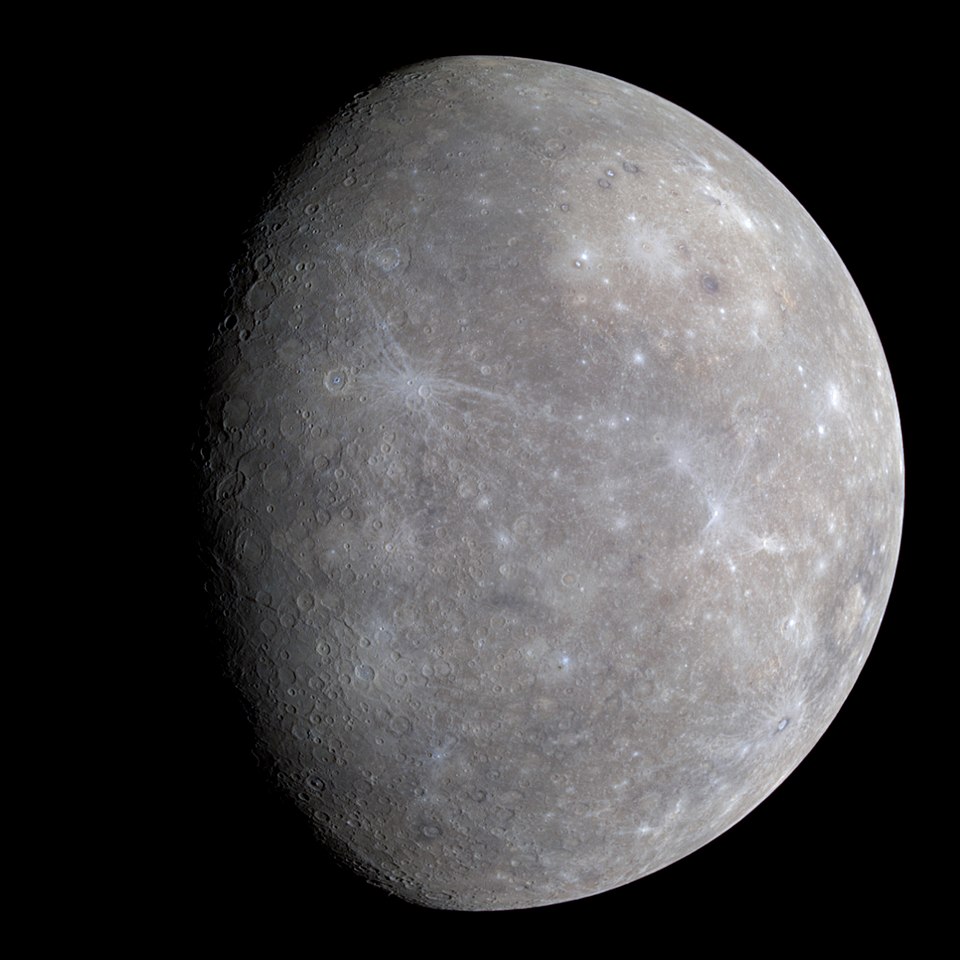 Planet Mercury imaged by MESSENGER