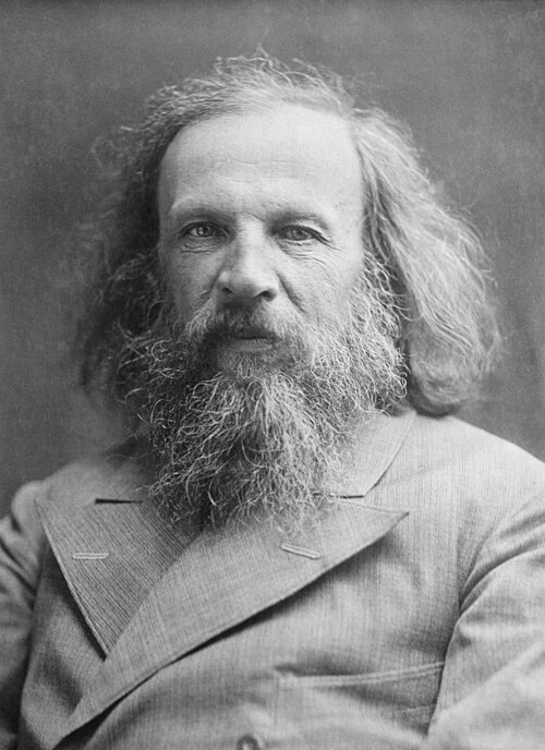 Portrait of Dmitri Mendeleev