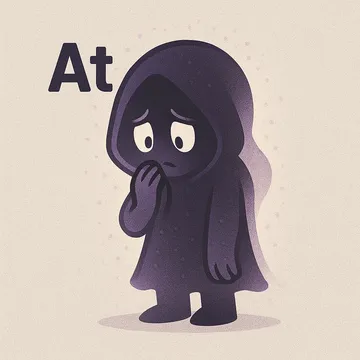 Astatine character illustration