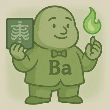 Barium character illustration