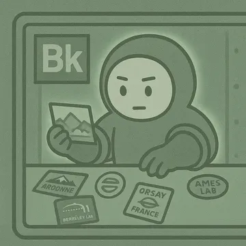 Berkelium character illustration