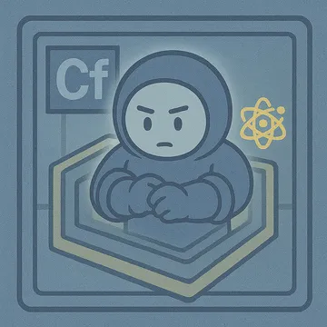 Californium character illustration