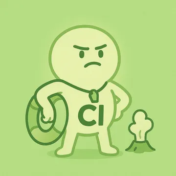 Chlorine character illustration