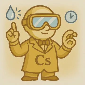 Cesium character illustration