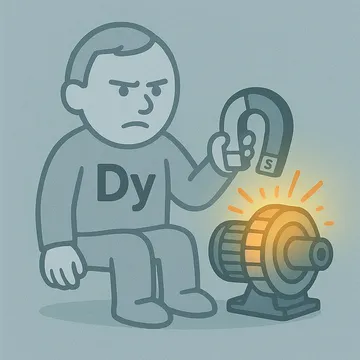 Dysprosium character illustration