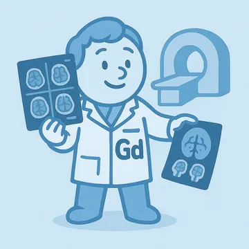 Gadolinium character illustration