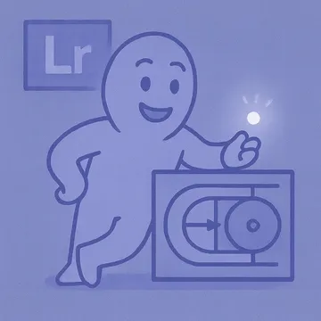 Lawrencium character illustration