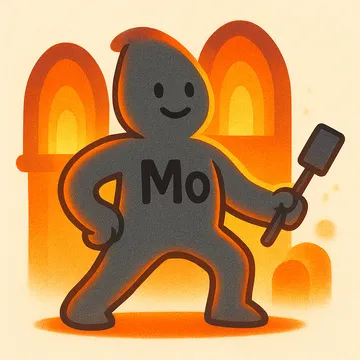 Molybdenum character illustration