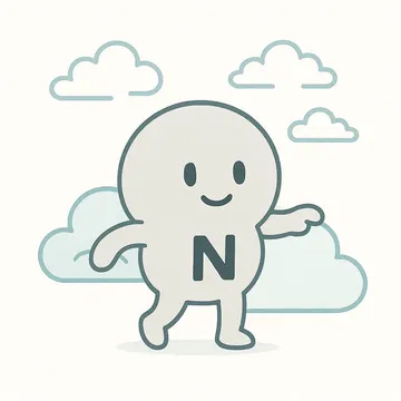 Nitrogen character illustration