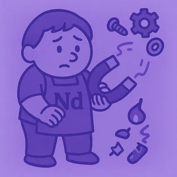 Neodymium character illustration