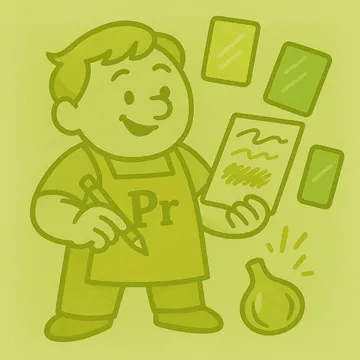 Praseodymium character illustration