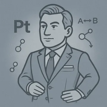 Platinum character illustration