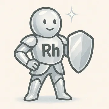 Rhodium character illustration