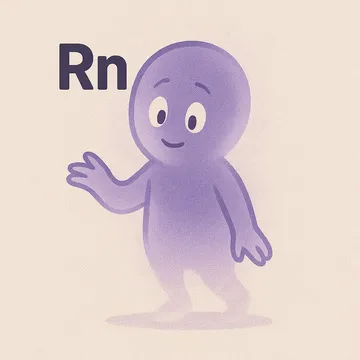 Radon character illustration