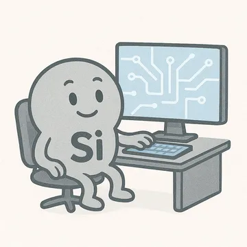 Silicon character illustration