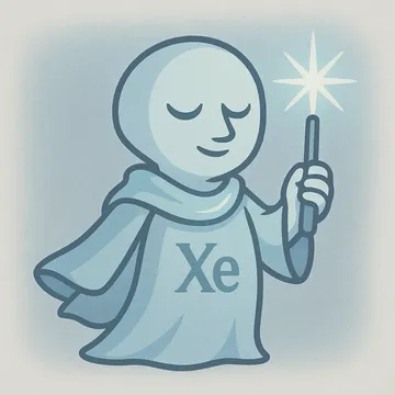 Xenon character illustration